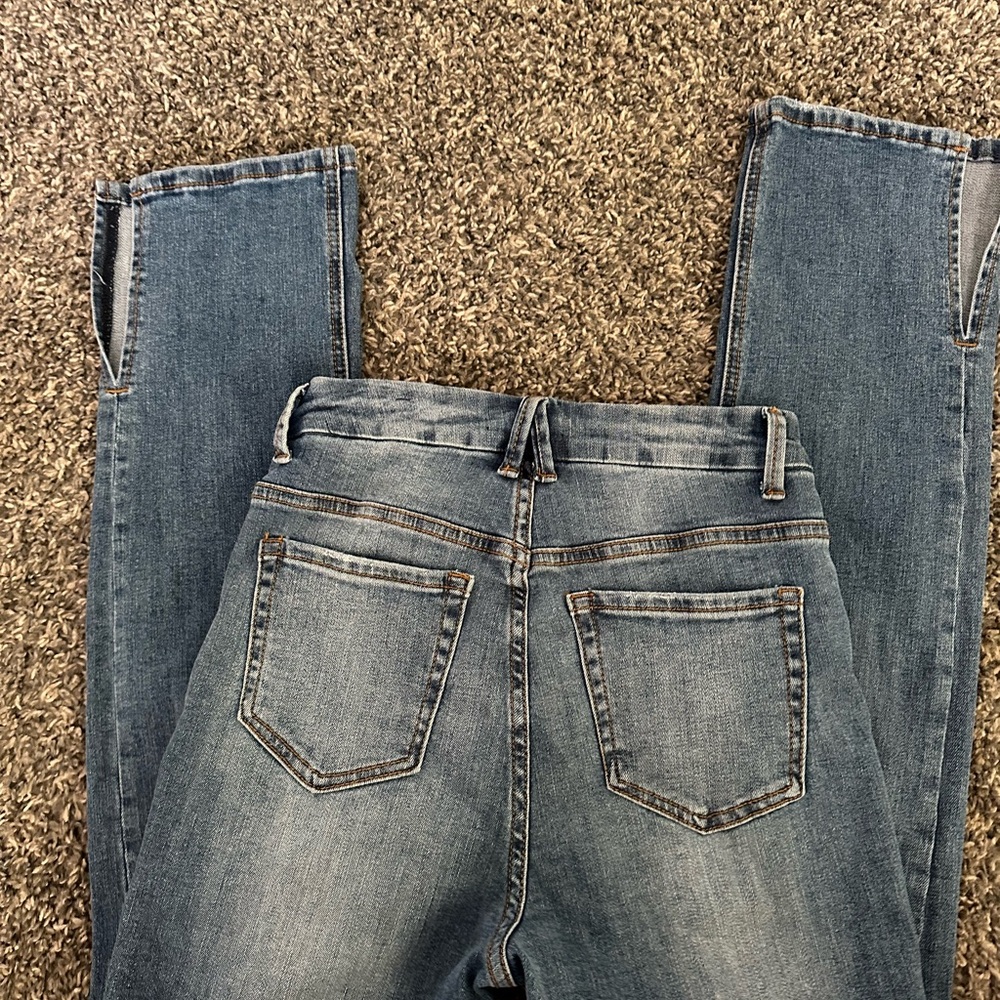 Fashion Nova High Rise Flare with split Size 5